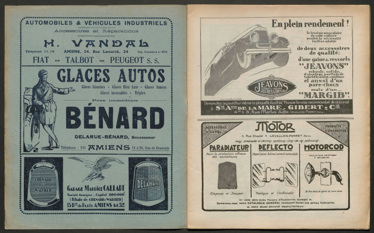 L'Automobile au Pays Picard. Revue mensuelle de l'Automobile-Club de Picardie et de l'Aisne, 201, juin 1928