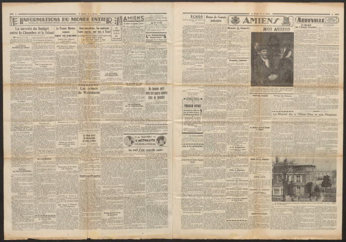 Le Progrès de la Somme, numéro 21296, 2 janvier 1938