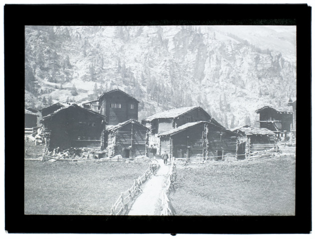 Chemin de Zermatt au lac Noir - juillet 1903