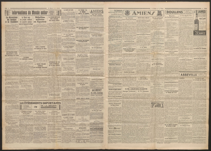 Le Progrès de la Somme, numéro 21636, 16 décembre 1938