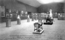 Exposition Internationale d'Amiens 1906 - Palais des Beaux-Arts - Intérieur