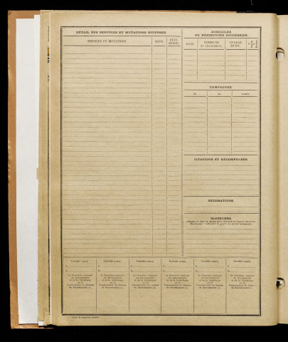 Barbier, Fernand Lucien Charles, né le 26 février 1893 à Translay (Le) (Somme), classe 1913, matricule n° 532, Bureau de recrutement d'Abbeville