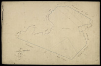 Plan du cadastre napoléonien - Sailly-Flibeaucourt (Sailly-le sec) : Forêt Cantatre (La), D