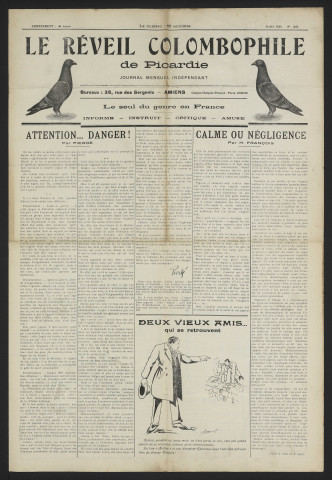 Le Réveil colombophile de Picardie, numéro 25