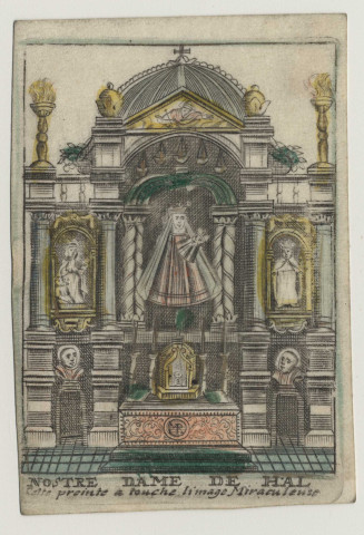Nostre Dame de Hal. Cette preinte a touché l'image miraculeuse