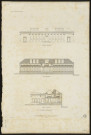 Edifices consacrés à l'institution publique. Bibliothèque publique. Exécutée à Amiens (Somme). Planche 2e (1824)