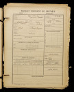 Bourse, Maurice Joseph, né le 21 septembre 1898 à Vrély (Somme), classe 1918, matricule n° 444, Bureau de recrutement de Péronne
