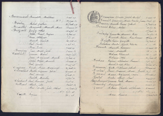 Fontaine-sur-Somme : tables décennales des naissances, mariages et décès (1903-1912)