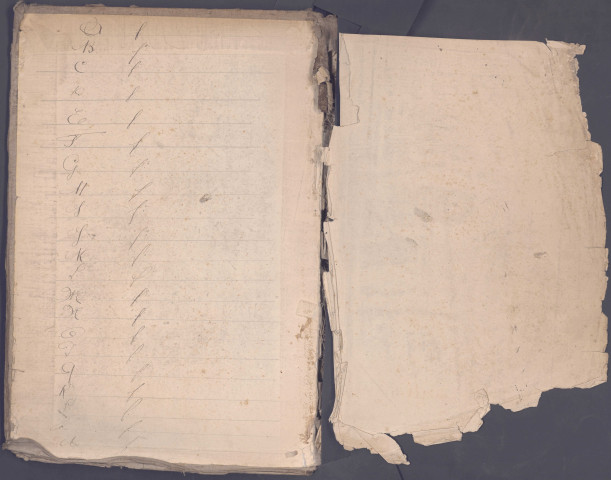 Table des successions et absences du bureau de Picquigny