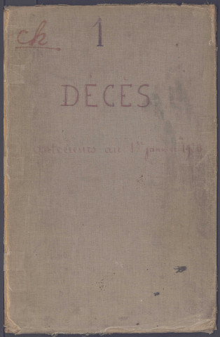 Table des successions et absences du bureau de Chaulnes