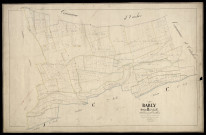 Plan du cadastre napoléonien - Barly : Chemin de Doullens (Le), B2