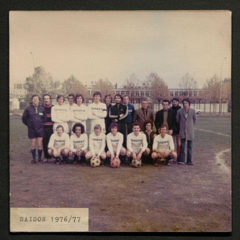 Equipe de l'Association Sportive Cosserat lors de la saison 1976-1977
