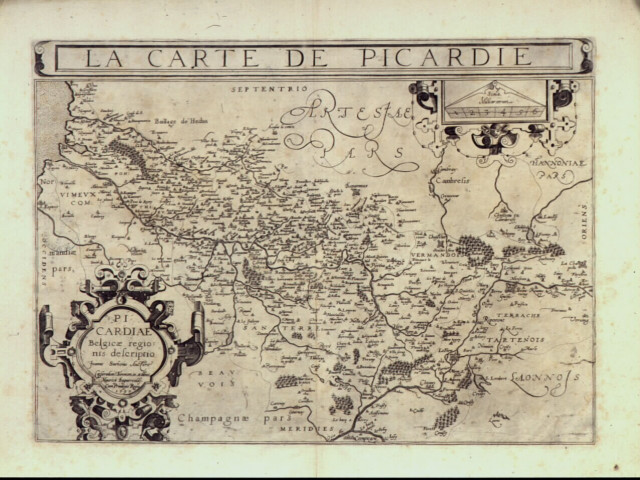 La Carte de Picardie - Picardiae Belgicae regionis descriptio