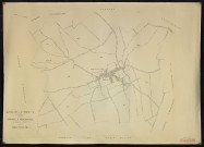 Plan du cadastre rénové - Senlis-le-Sec : tableau d'assemblage (TA)
