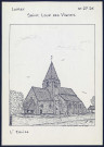 Saint-Loup-des-Vignes (Loiret) : l'église - (Reproduction interdite sans autorisation - © Claude Piette)