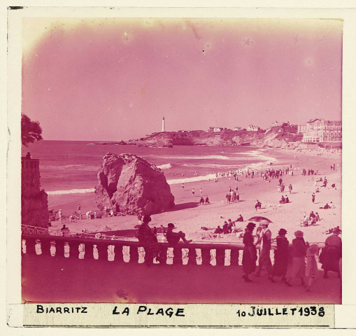 Biarritz (Pyrénées-Atlantiques). La plage