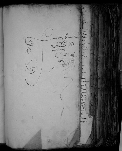 Etude de Me Noël Pezé à Amiens (étude n°13). Minutes des années 1616-1619