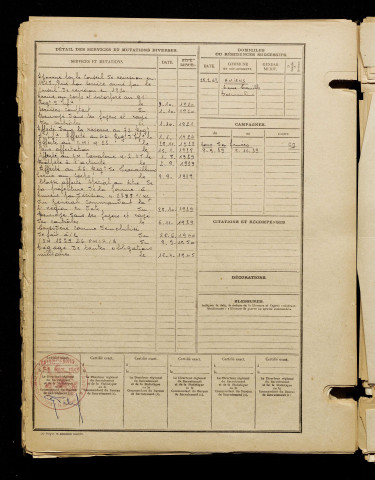 Fiquet, Alfred, né le 22 septembre 1898 à Caix (Somme), classe 1918, matricule n° 221, Bureau de recrutement d'Amiens