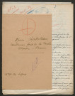 Témoignage de Chaboteau, Henri et correspondance avec Jacques Péricard