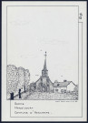 Handicourt (commune d'Hescamps) : église - (Reproduction interdite sans autorisation - © Claude Piette)