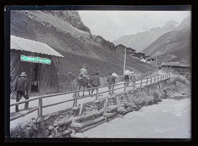 Retour du lac Noir - arrivée à Zermatt - juillet 1903