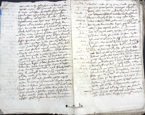 Etude de Me Philippe Depiennes à Amiens (étude n°1). Minutes de l'année 1647