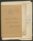 Témoignage de Crabbé (Lieutenant-colonel) et correspondance avec Jacques Péricard