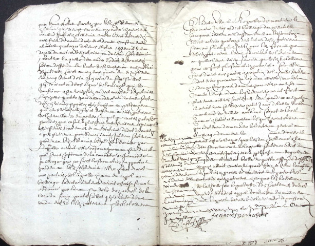 Etude de Me Jean Duval à Amiens (étude n°8). Minutes de l'année 1666