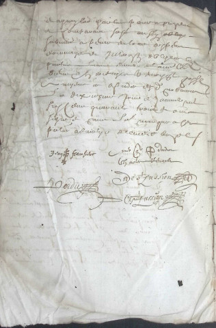 Etude de Me François De Saint-Fuscien à Amiens (étude n°18). Minutes de l'année 1643
