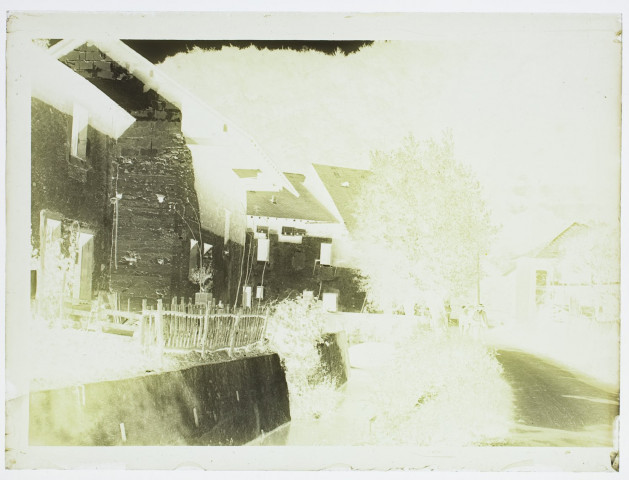 Vue prise aux environs de la papeterie de Leysse - juillet 1902