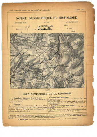 Conteville : notice historique et géographique sur la commune