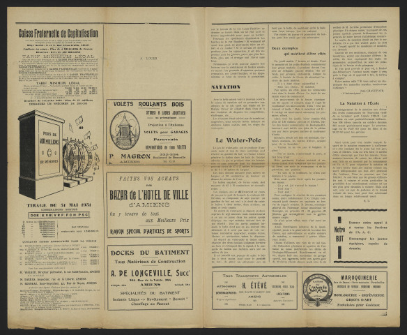 Bulletin mensuel de l'amicale des supporters de l'Amiens Athlétic Club (nouvelle édition) - Saison 1930-1931