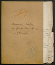 Témoignage de Falise, Adolphe et correspondance avec Jacques Péricard