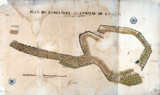 Plan de l'enceinte du chateau de Lucheux