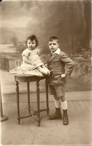 Portrait d'enfants en studio