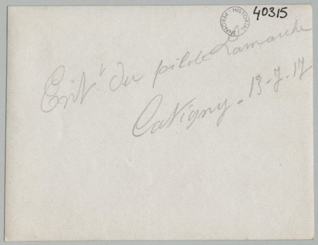 ENTERREMENT DU PILOTE LAMARCHE.13-7-17