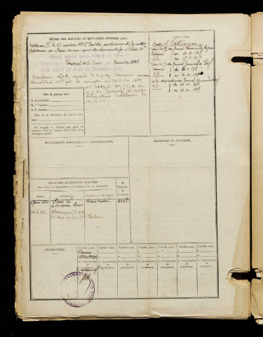 Firmin, Hippolyte Maurice, né le 17 janvier 1898 à Albert (Somme), classe 1918, matricule n° 222, Bureau de recrutement d'Amiens