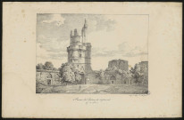 Ruines du Château de Septmont. Département de L'Aisne