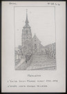 Moislains : église Saint-Pierre avant 1914-1918 - (Reproduction interdite sans autorisation - © Claude Piette)