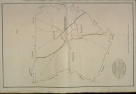 Plan du cadastre napoléonien - Fouquescourt : tableau d'assemblage