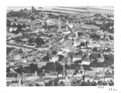 Roye. Vue aérienne de la ville