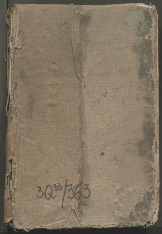 Table des successions et absences du bureau de Rue