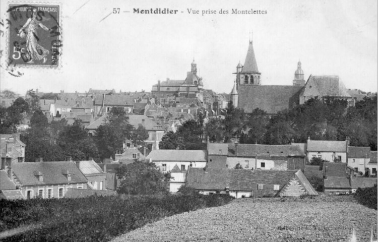 Montdidier. Vue prise des Montelettes
