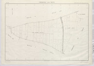 Plan du cadastre rénové - Fresnoy-lès-Roye : section X3