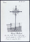 Maison-Roland : très vieille croix de fer forgé - (Reproduction interdite sans autorisation - © Claude Piette)