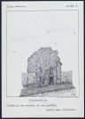 Conteville (Seine-Maritime) : chapelle en ruines et enlierrée - (Reproduction interdite sans autorisation - © Claude Piette)