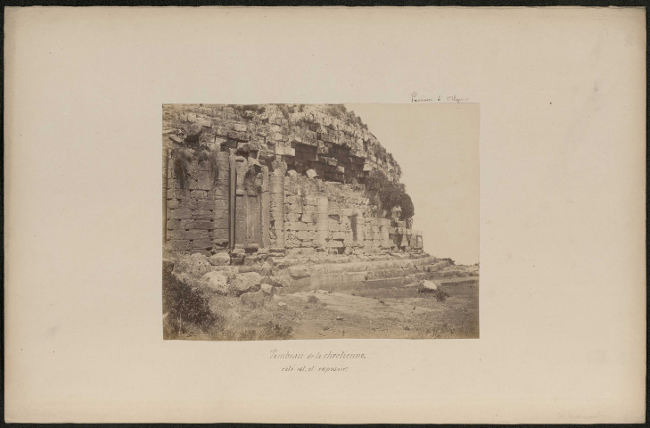 Province d'Alger. 17 planches photographiques pour l'inventaire de monuments historiques : tombeau de la Chrétienne (Mausolée royal de Maurétanie)