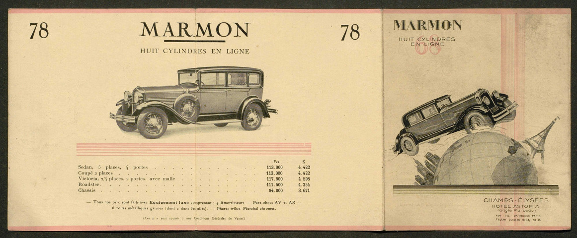 Publicités automobiles : Marmon