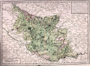 Généralité d'Amiens. Carte de la plus grande partie de l'Election de Doulens, qui comprend les doyennées de la Broye, de St Ricquier, de Vinacourt, de Doulens, de Lihons, d'Encre, une enclave du bail : de Cressy et deux du doy d'Abbeville
