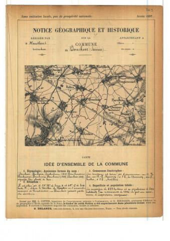 Bouchoir : notice historique et géographique sur la commune